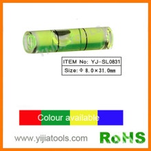 Yijiatools cylinder plastic bubble level with accuracy precision YJ-SL0831